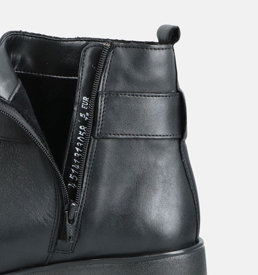 Mephisto Badia Bottines plates en Noir pour femmes (362822) - pour semelles orthopédiques