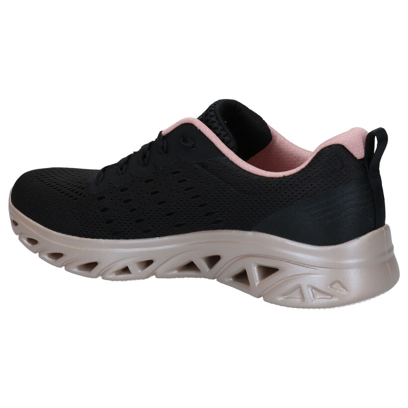 Skechers Glide Step Baskets en Noir pour femmes (293940) - pour semelles orthopédiques