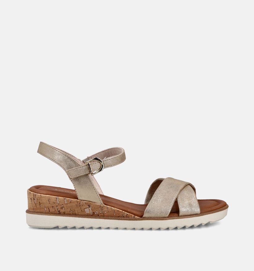 Tamaris Gouden Sandalen met Sleehak voor dames (371698)
