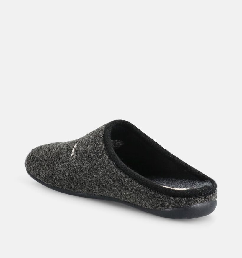 Hush Puppies Denox Donkergrijze Instappantoffels voor heren (377917)