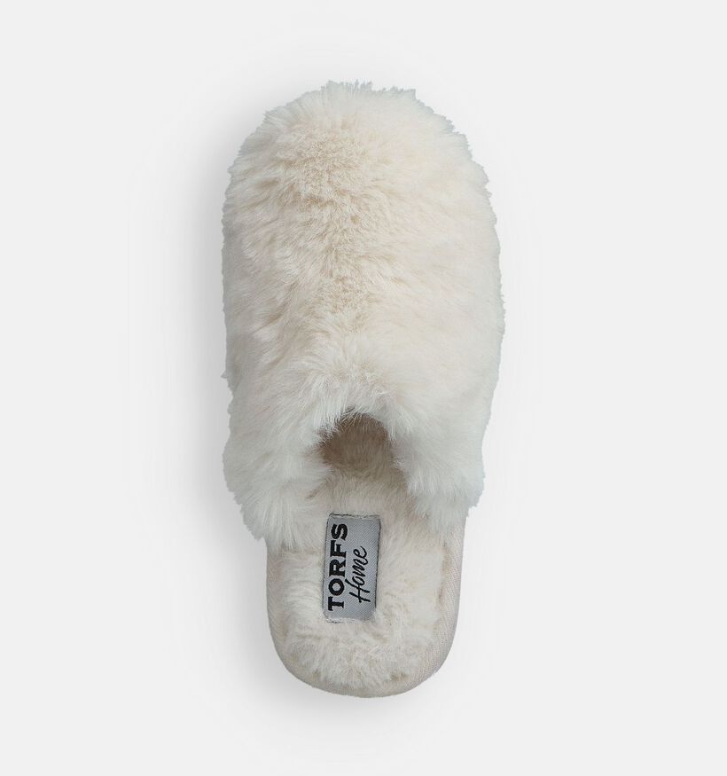 Torfs Home Fluffy Witte Pantoffels voor meisjes, jongens (365530)