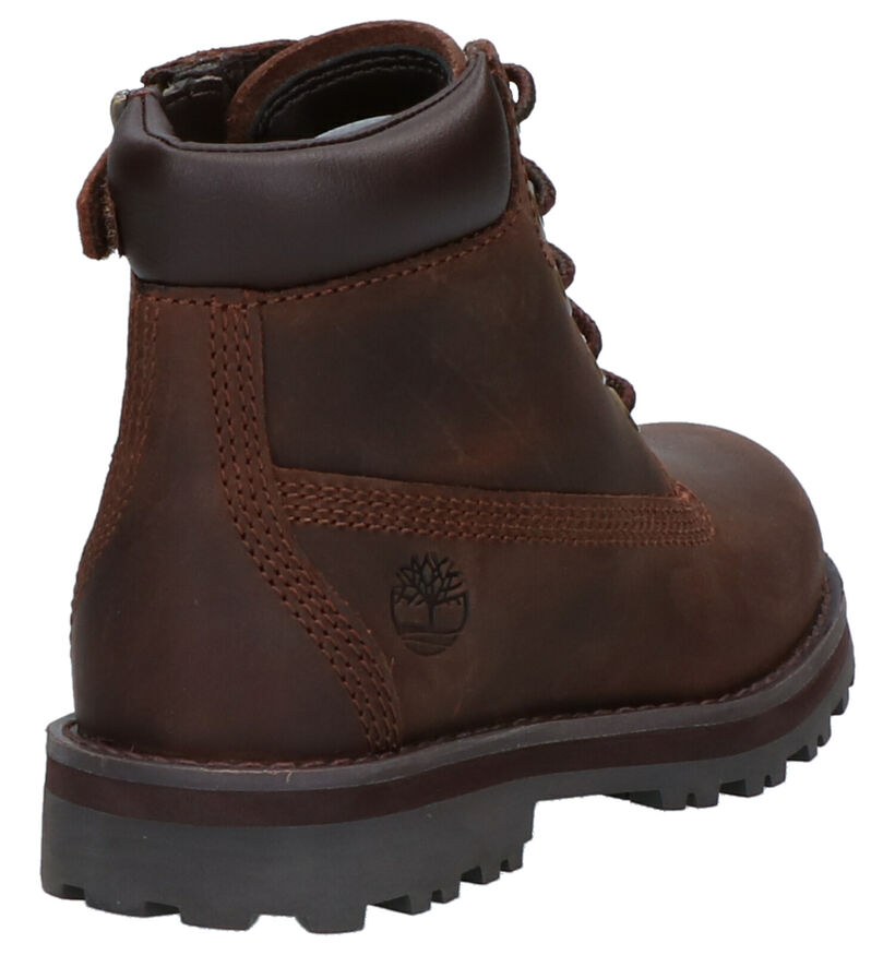 Timberland Courma Kid 6 inch Bruine Bottines voor jongens, meisjes (329077) - geschikt voor steunzolen