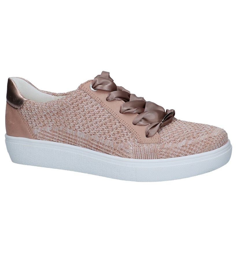 Ara Chaussures à lacets en Rose clair en cuir (240914)