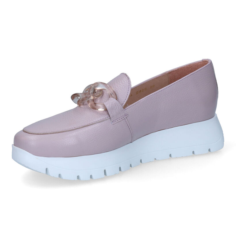 Wonders Chaussures à enfiler en Violet clair en cuir (309600)
