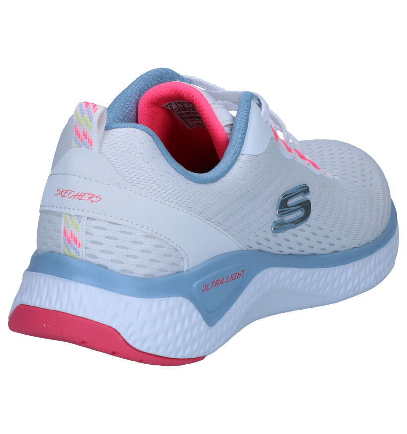 Skechers Solar Fuse Sneakers Wit in stof (266895)