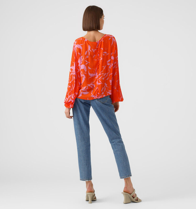 Vero Moda Polliana Oranje Blouse voor dames (327018)