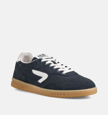 HUB Sneakers Beige/Bruin/Blauw/Groen