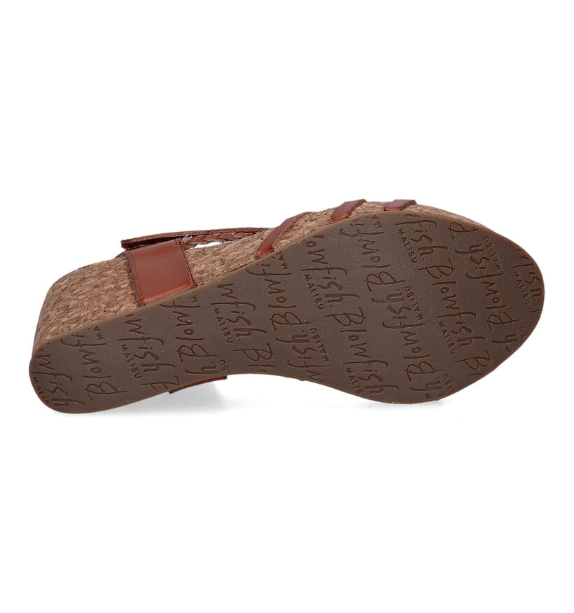 Blowfish Malibu Heidi Sandales en Cognac pour femmes (322141)