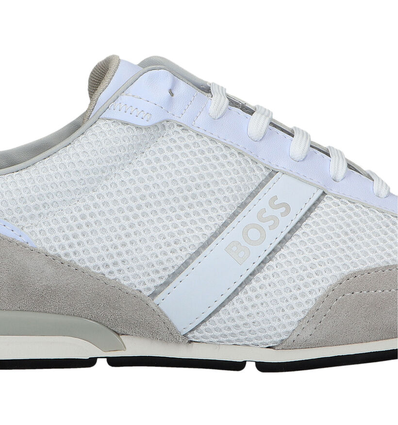 Boss Saturn Low Chaussures à lacets en Blanc pour hommes (320718) - pour semelles orthopédiques