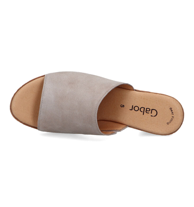 Gabor Best Fitting Nu-pieds en Beige pour femmes (323224)