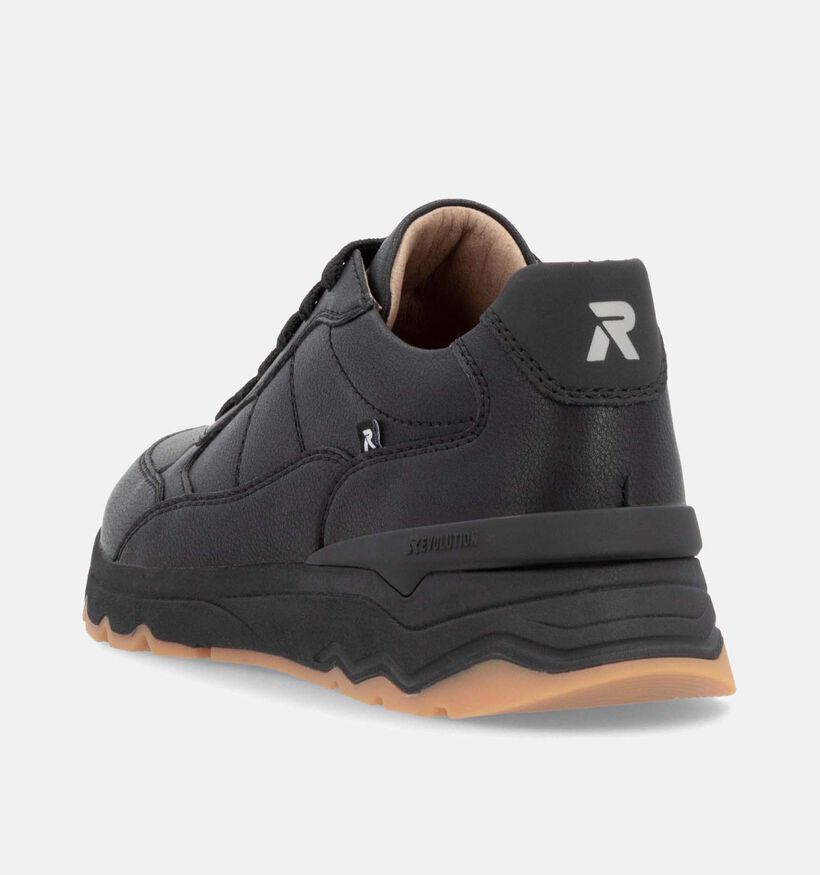 Rieker R-Evolution Zwarte Veterschoenen voor heren (349189) - geschikt voor steunzolen