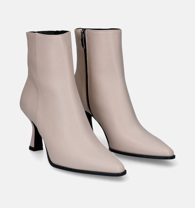 Hampton Bays Bottines à talons en Camel pour femmes (316365)