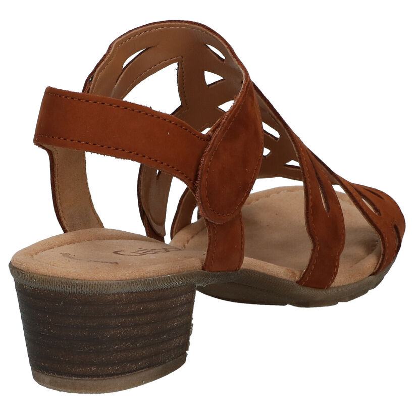Gabor Best Fitting Bruine Sandalen in nubuck (287813)