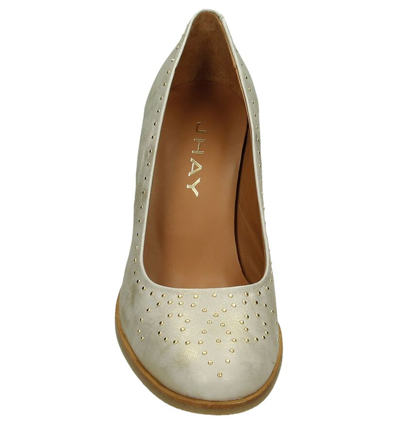 Gouden Pumps JHay Metallic met Studs, , pdp