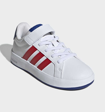 adidas Grand Court Low Baskets ftwr white/ mint ton/ Lucid Tangerine/ftwr white/team royal blue/better scarlet/ftwr white/ Lucid Ray Blue/ Aurora Onix