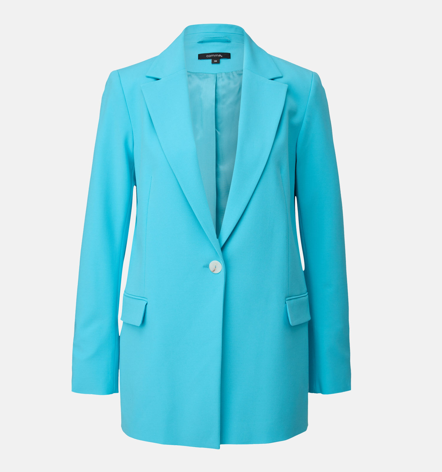 comma Turquoise Blazer Dames Vesten Online op TORFS.BE