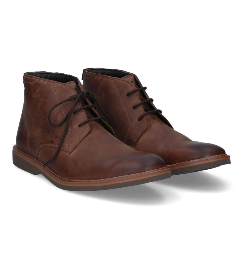 Clarks Atticus LT Cognac Hoge Schoenen in nubuck (313691)