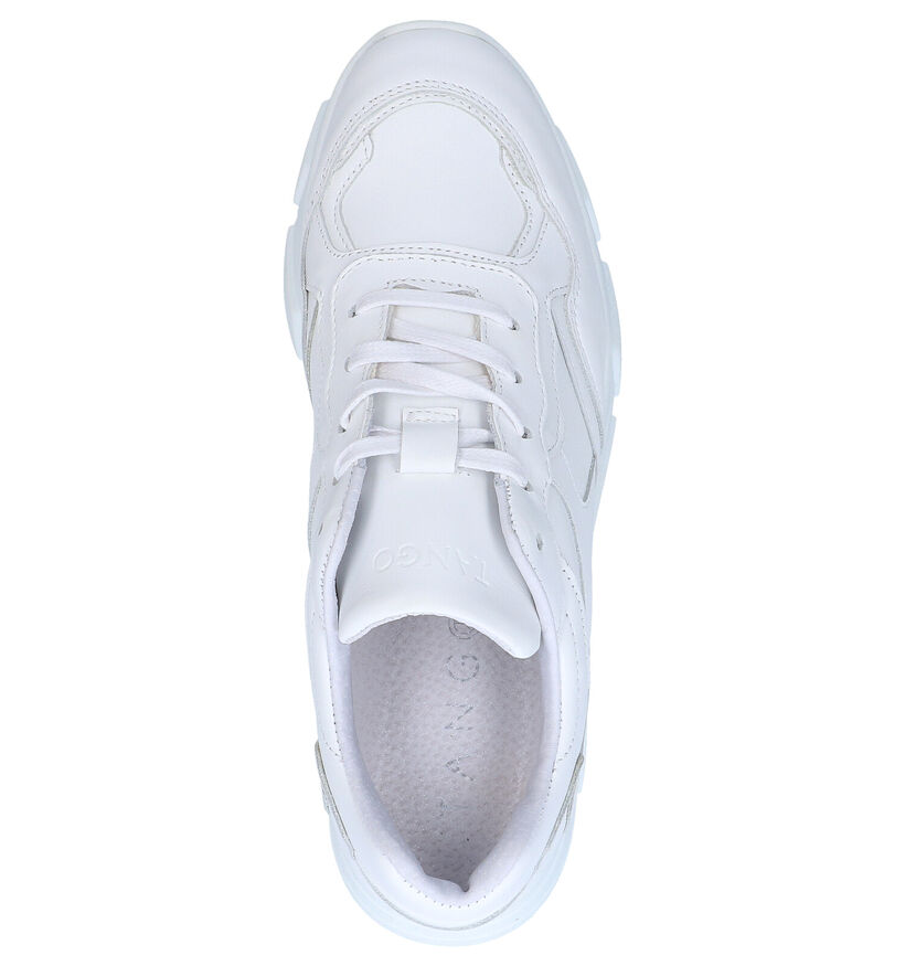 Tango Kady Fat Sneakers en Blanc en cuir (273019)