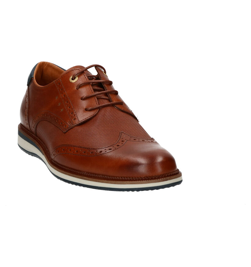 Pantofola d'Oro Rubicon Cognac Geklede Veterschoenen in leer (257417)