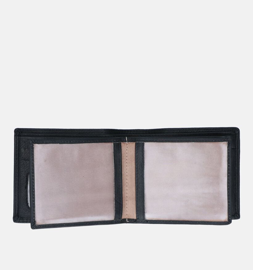 Euro-Leather Zwarte Portefeuille voor heren (353557)