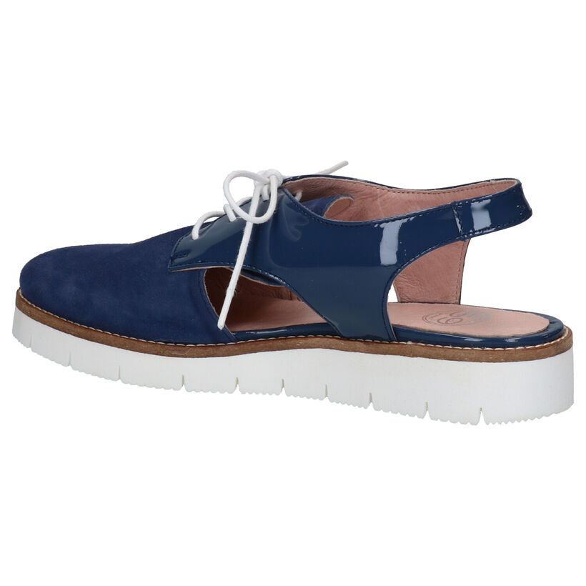 River Woods Blauwe Sandalen in leer (271167)