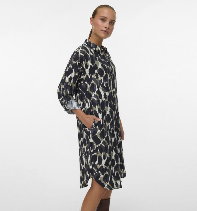 Vero Moda Fanine Zwarte Hemdjurk voor dames (366405)