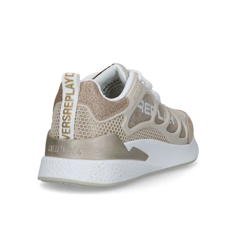 Replay Maze Gouden Sneakers voor meisjes (321044)