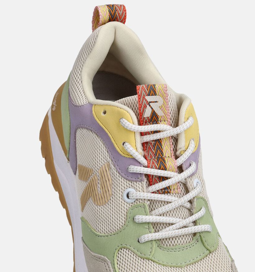 Rieker R-Evolution Lichtbeige/Pastel Sneakers voor dames (370438) - geschikt voor steunzolen