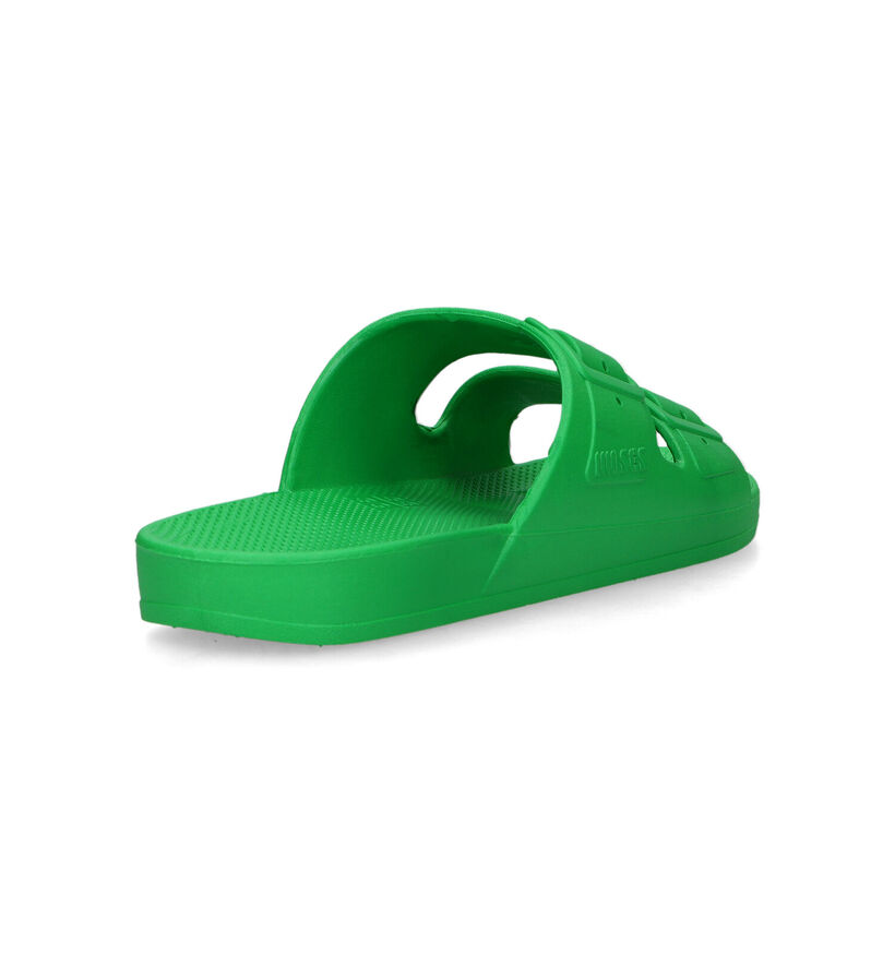 Freedom Moses Basic Groene Slippers voor dames (323012)