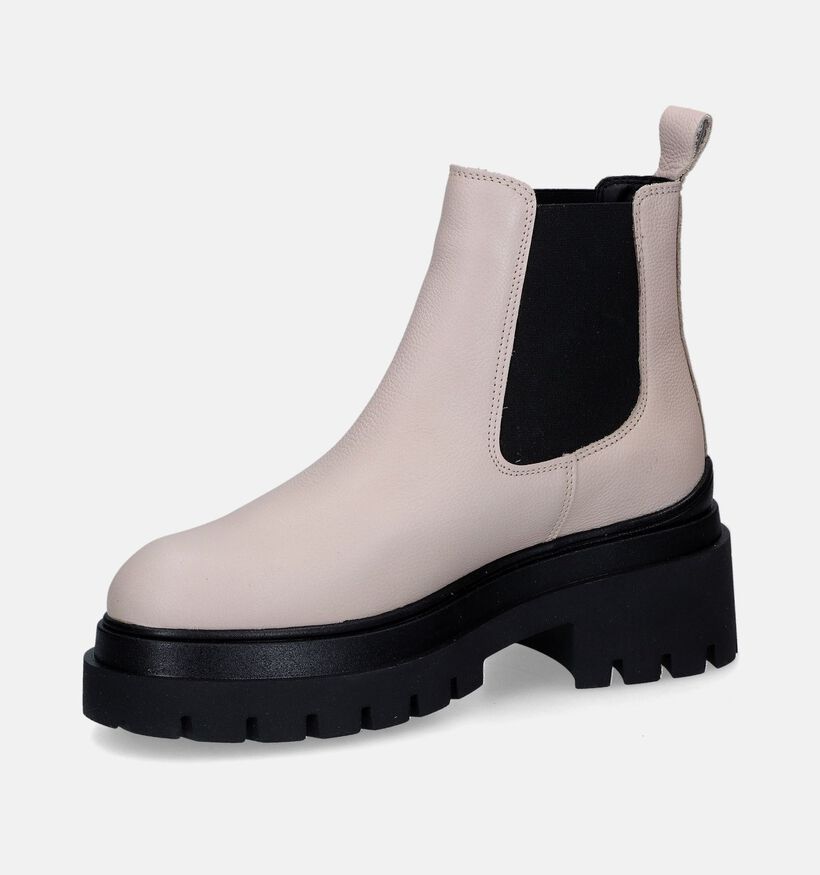 Tamaris Ecru Chelsea Boots voor dames (317344)