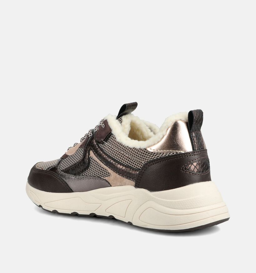 Posh by Poelman Bruine Sneakers voor dames (378630) - geschikt voor steunzolen