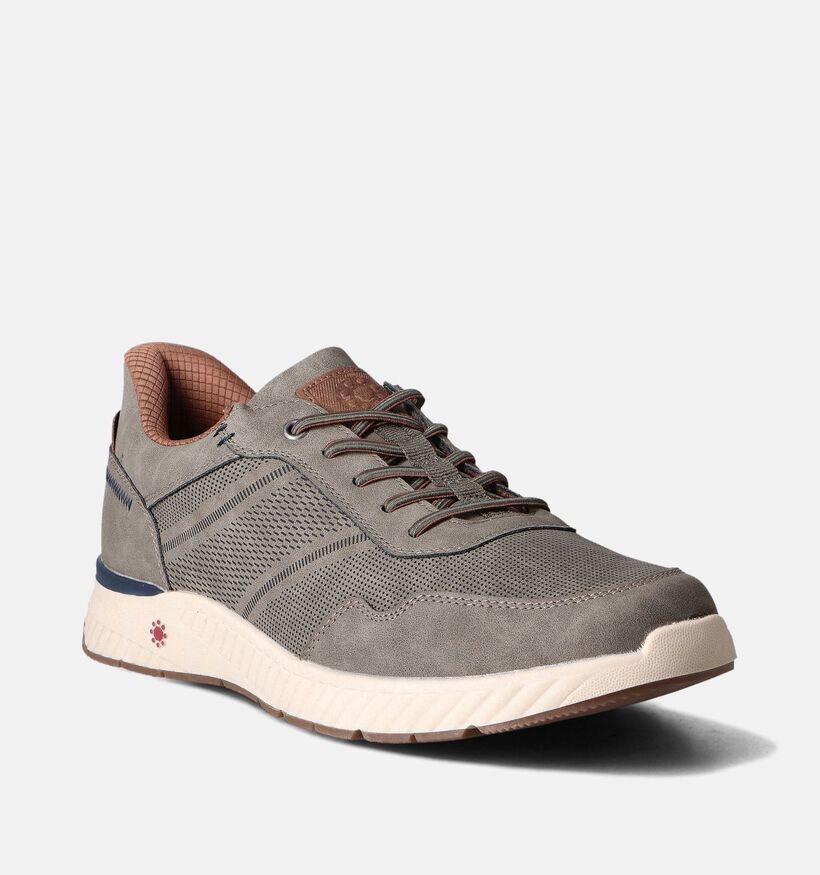 Relife Veterschoenen Kaki voor heren (362232) - geschikt voor steunzolen