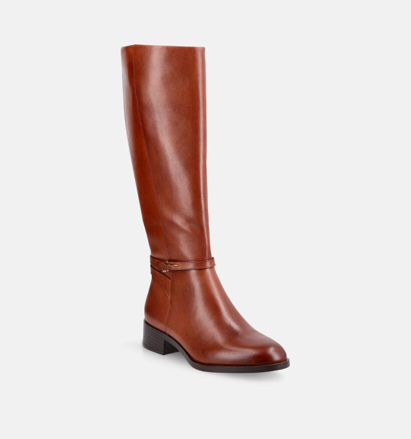 Tamaris Bottes hautes &agrave; talons en Cognac pour femmes (378917)