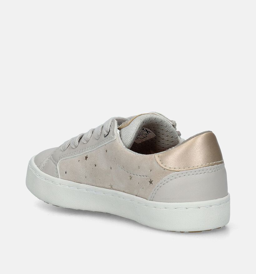 Geox Kilwi Beige Sneakers voor meisjes (335790) - geschikt voor steunzolen