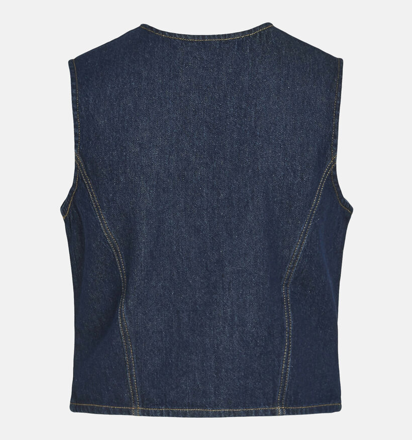 Vila Creek Blauwe Denim gilet voor dames (349445)