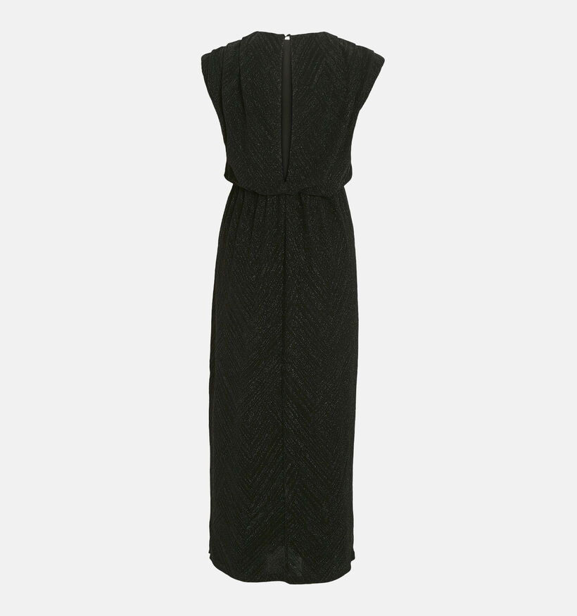 Vila Zoe O-neck Ankle Robe en Noir pour femmes (359240)