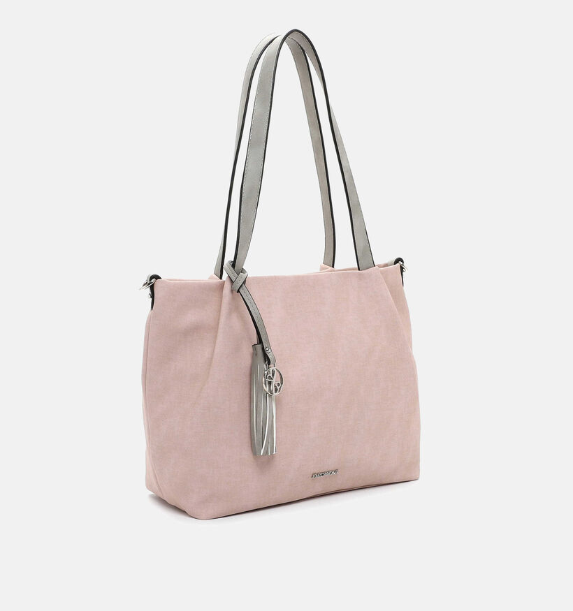 Emily & Noah Elke Roze Shopper tas met rits voor dames (340658)