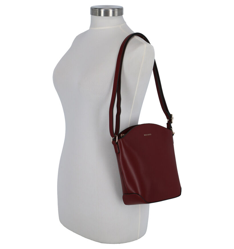 Bulaggi Kayla Sac porté croisé en Bordeaux en simili cuir (262869)