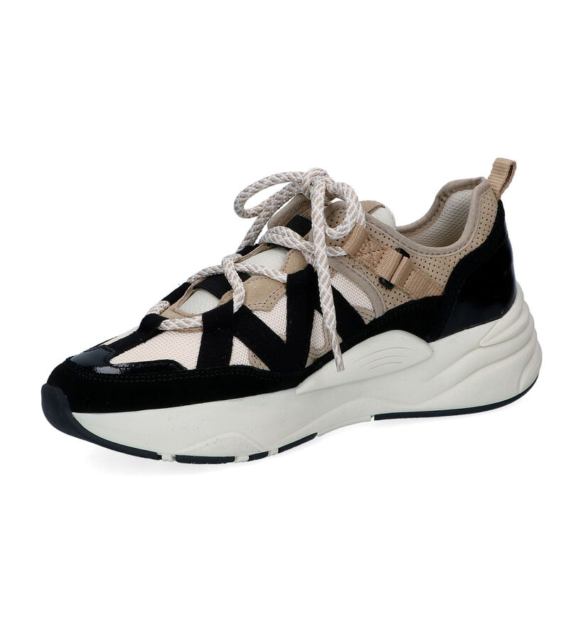 Shoecolate Beige Sneakers in nubuck (309499)