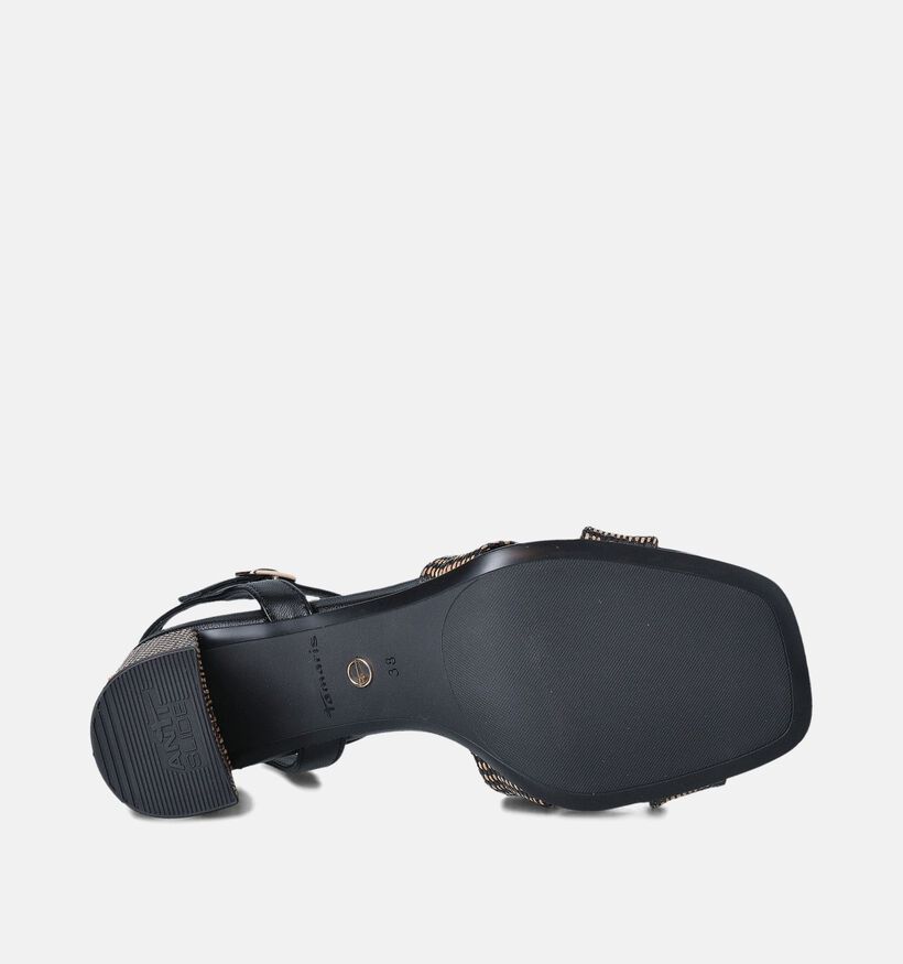 Tamaris Zwarte Sandalen met Blokhak voor dames (354384)