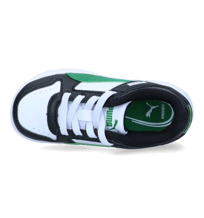 Puma Rebound Joy Baskets en Blanc pour garçons (318746)