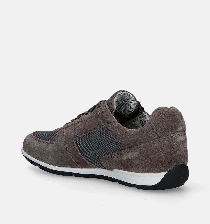 Geox Ionio Chaussures &agrave; lacets en Gris pour hommes (344325) - pour semelles orthop&eacute;diques