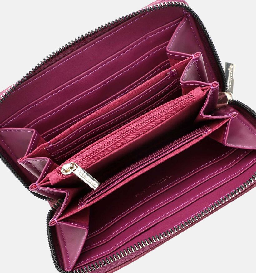 Tamaris Anja Porte-monnaie zippé en Bordeaux pour femmes (348156)