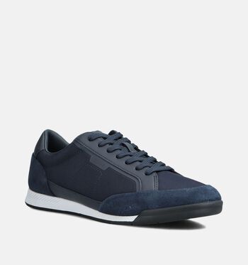 BOSS Sneakers Zwart/Beige/Blauw