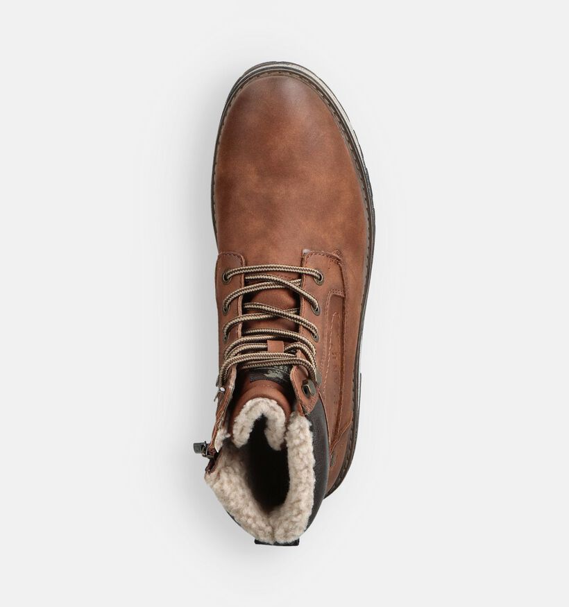 Mustang Cognac Veterboots voor heren (364221)