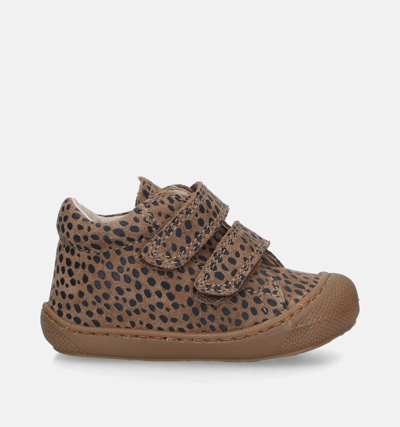 Naturino Cocoon Bruine Babyschoenen voor meisjes (347652) - geschikt voor steunzolen