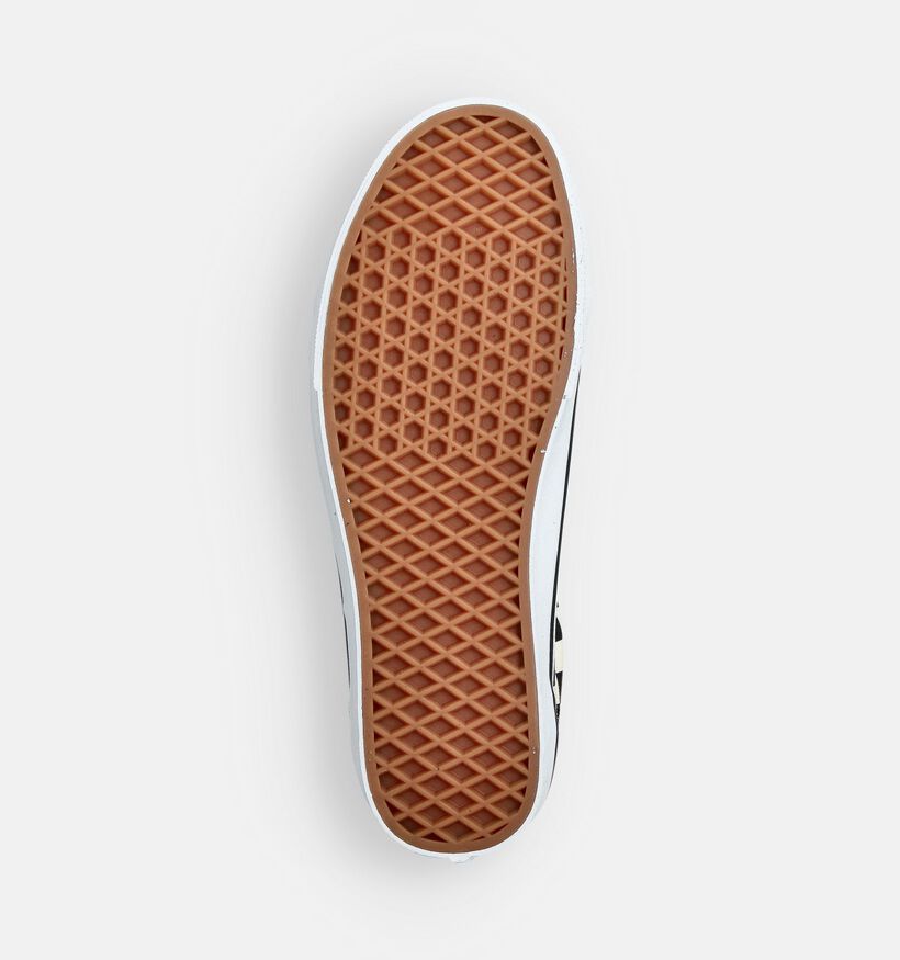 Vans Old Skool Checkerboard Zwarte/Ecru Sneakers voor heren (360216)