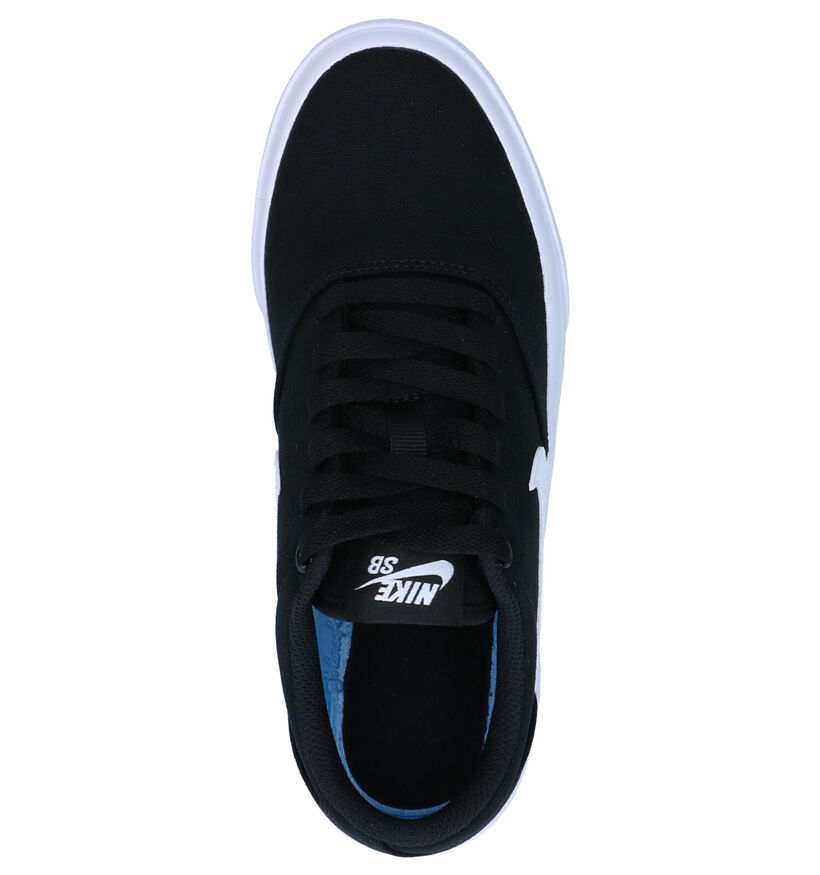 Nike SB Charge Zwarte Sneakers in stof (274610)