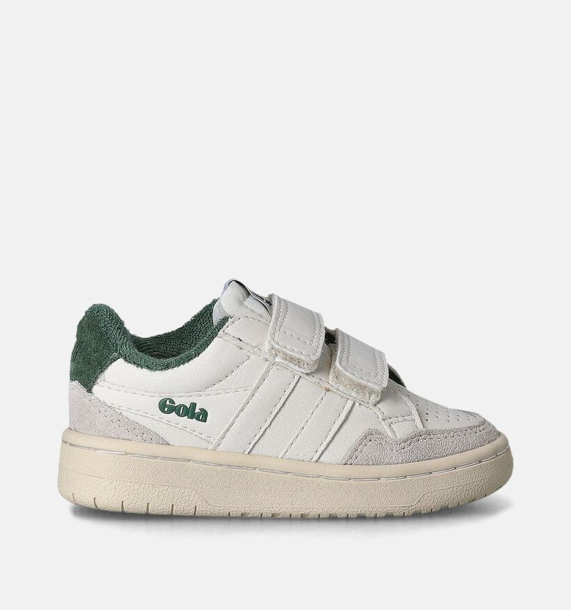 Gola Eagle Strap Witte Velcroschoenen voor meisjes, jongens (362413) - geschikt voor steunzolen