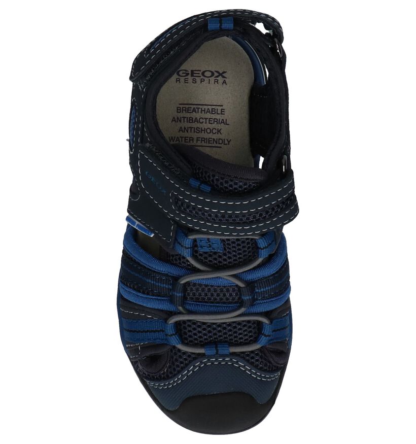 Geox Donker Blauwe Sportieve Sandalen in kunstleer (213167)